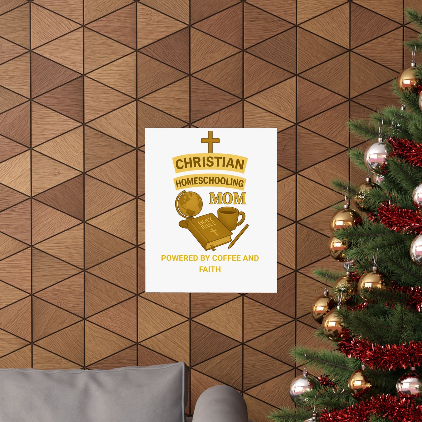 Vertical Poster - Christian Homeschooling Mom Design